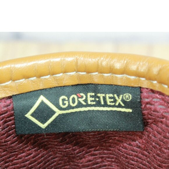 LL Bean Brown Leather 8" Lace Up Goretex Insulated Ankle Duck Boots Size 8 M - Picture 9 of 12